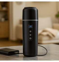 Чайник автомобільний термокружка  12v/24v 500мл з підігрівом від USB та прикурювача