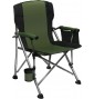 Крісло туристичне складане HOOF CHAIR, зелене, до 150 кг, тканина 600D 