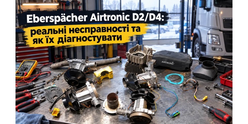 Ремонт автономних опалювачей Eberspächer Airtronic D2/D4 та їх китайських аналогів: реальні несправності та як їх діагностувати