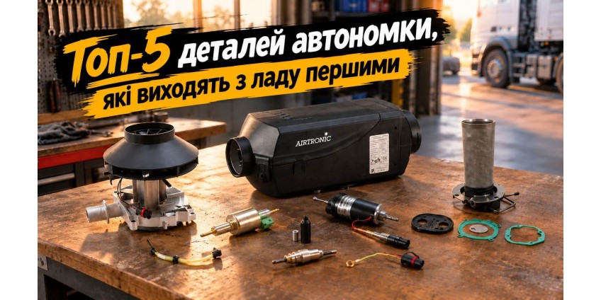 Топ-5 деталей автономки, які виходять з ладу першими