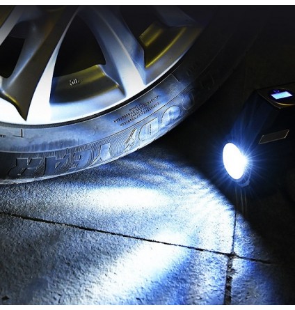 Автомобільний компресор 12V двоциліндровий 200Вт 50л/хв з цифровим дисплеєм та набором інструментів