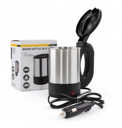 Чайник автомобільний 0,5 л 24V 250W з автоматичним вимкненням (нержавіюча сталь 304)