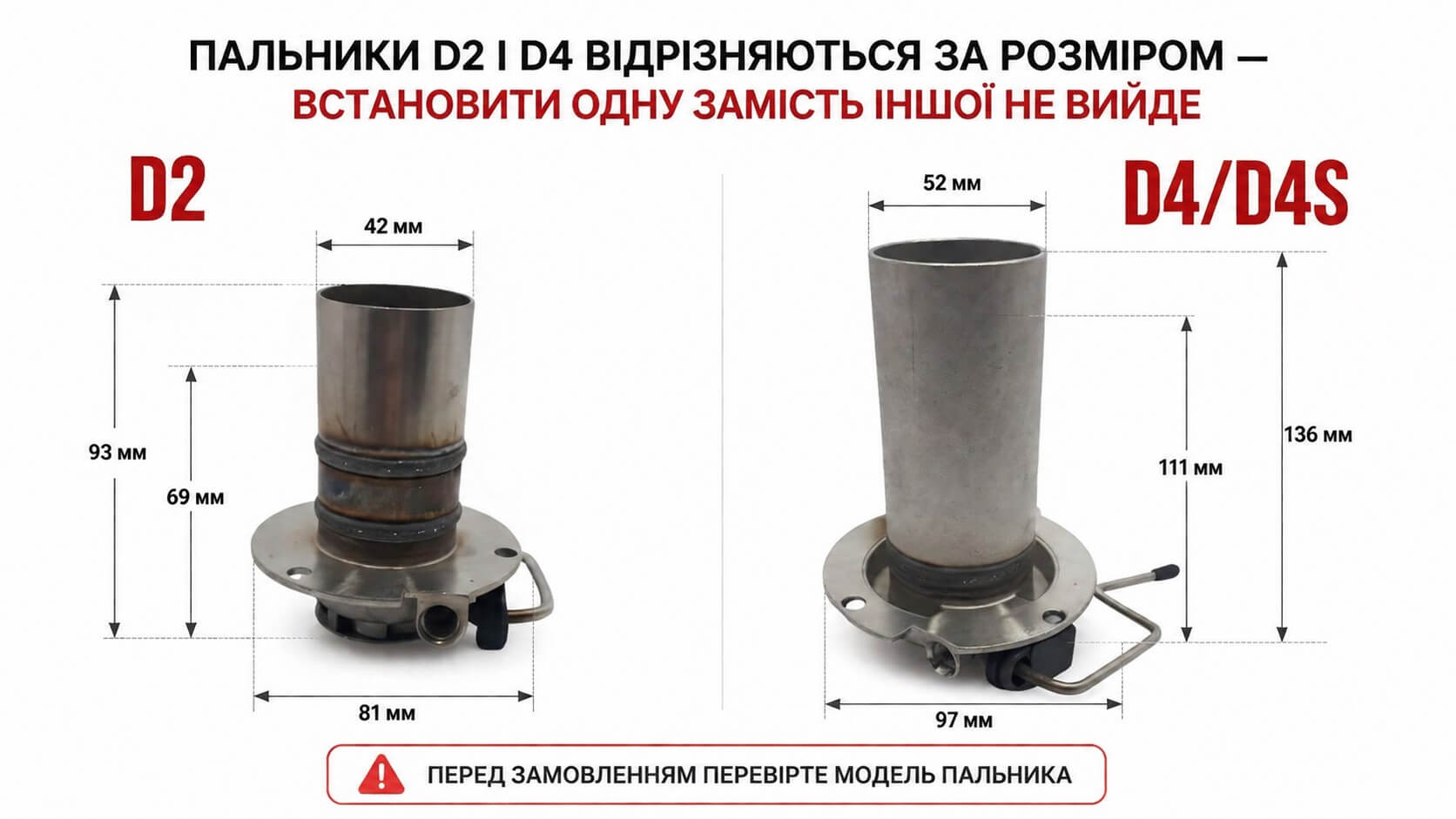 Порівняння горілки Eberspacher D2 і D4